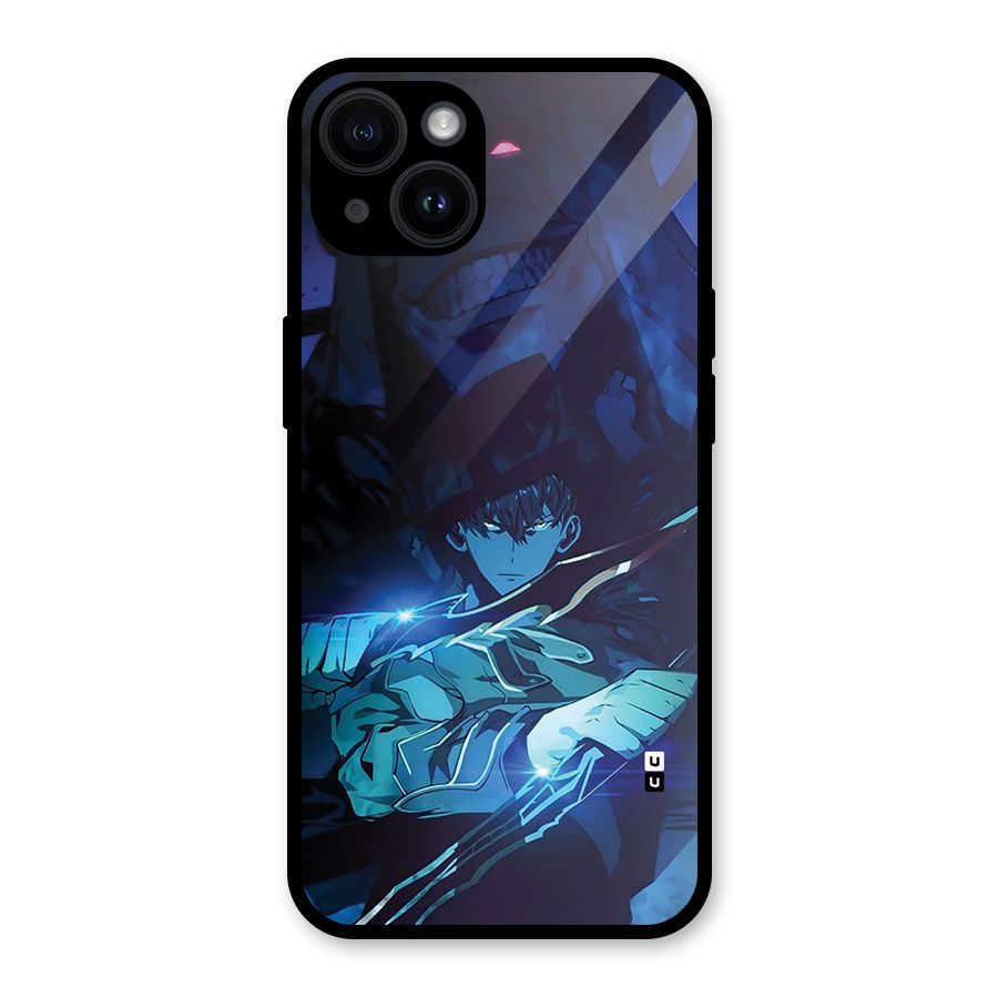 Jinwoo Fighting Mode Glass Back Case for iPhone 14