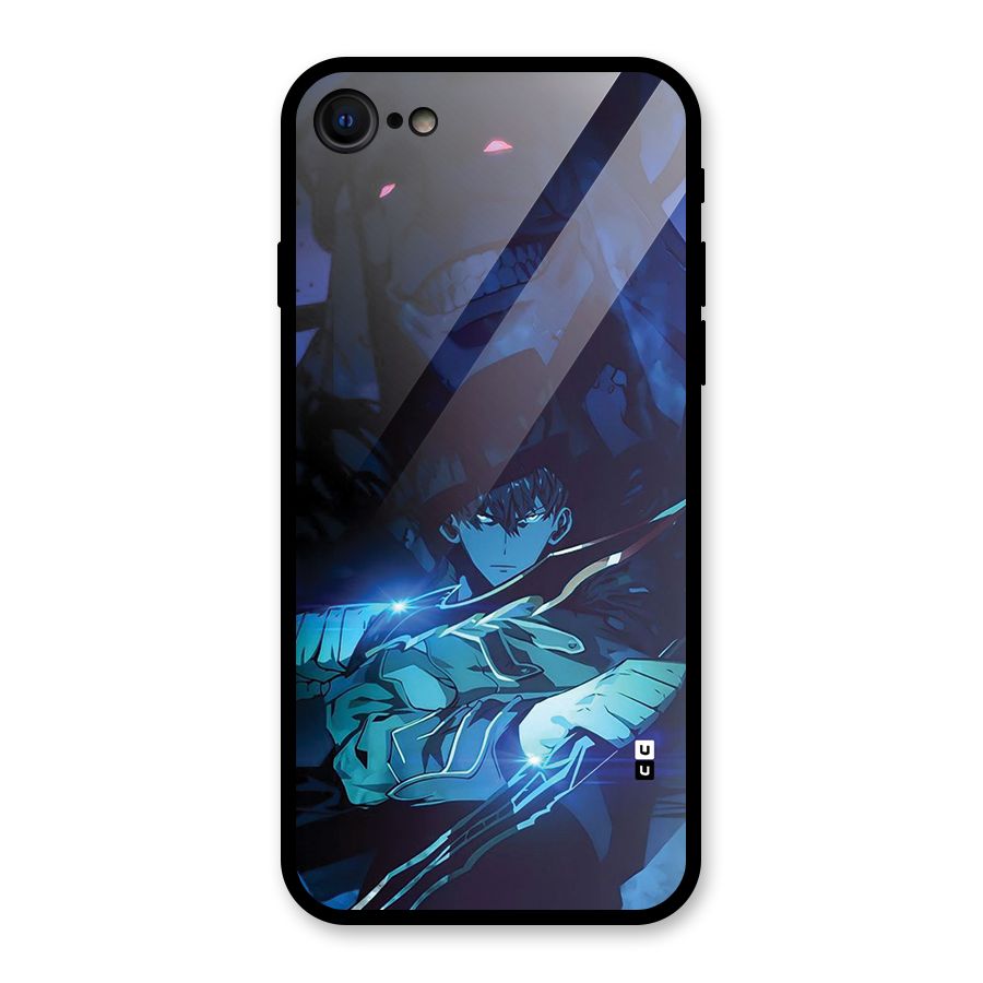 Jinwoo Fighting Mode Glass Back Case for iPhone 7