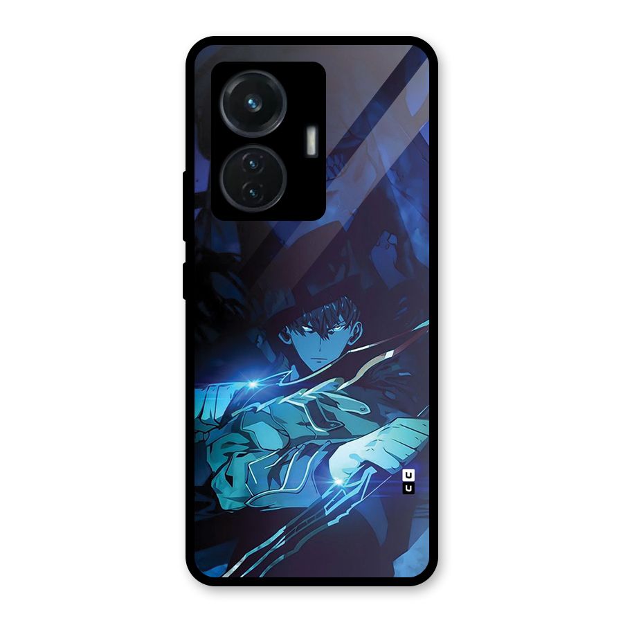 Jinwoo Fighting Mode Glass Back Case for iQOO Z6 44W
