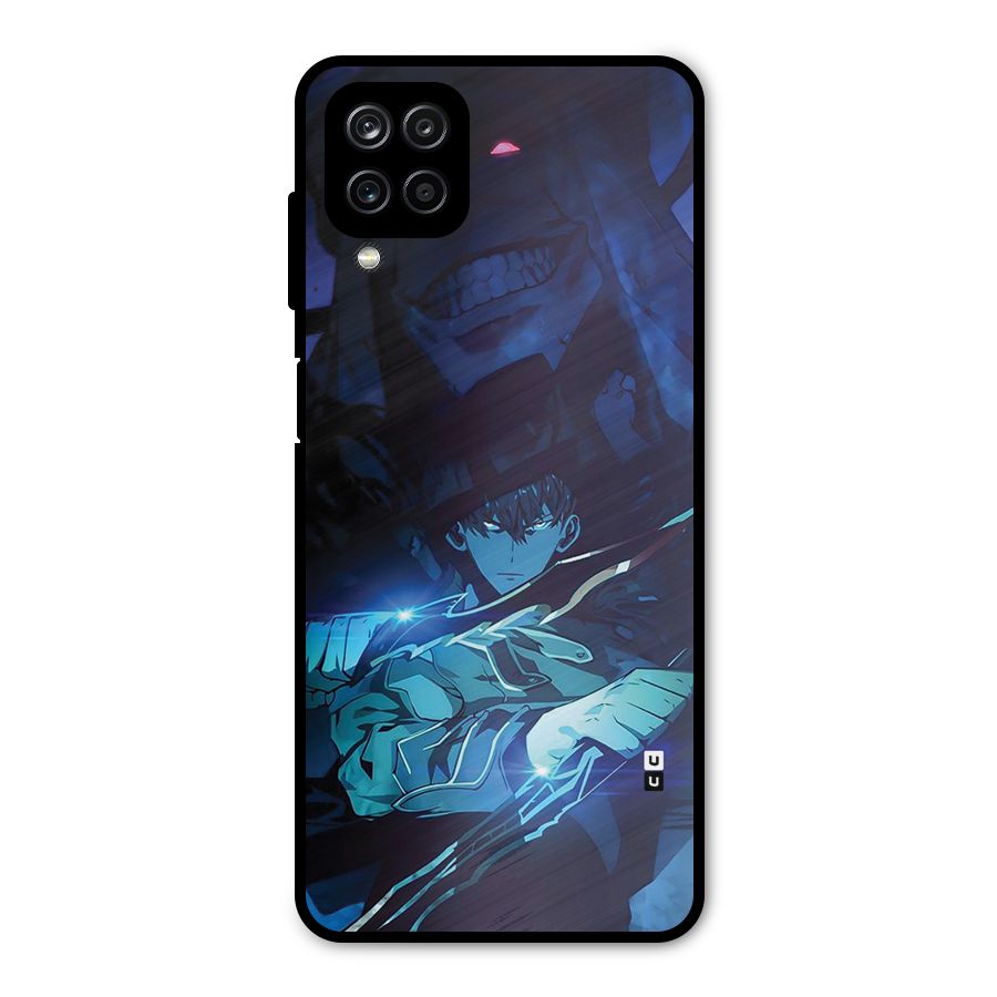 Jinwoo Fighting Mode Metal Back Case for Galaxy A12
