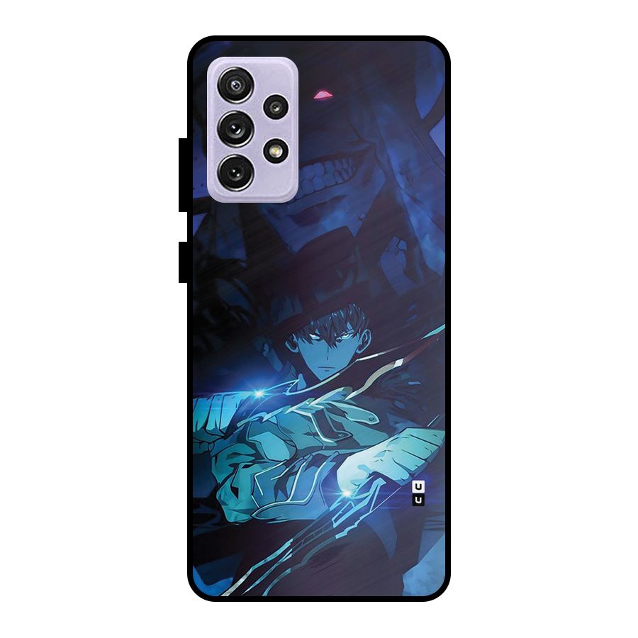 Jinwoo Fighting Mode Metal Back Case for Galaxy A72