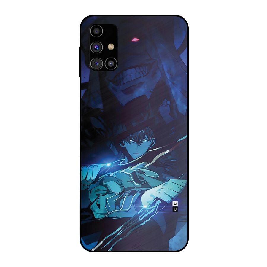 Jinwoo Fighting Mode Metal Back Case for Galaxy M31s