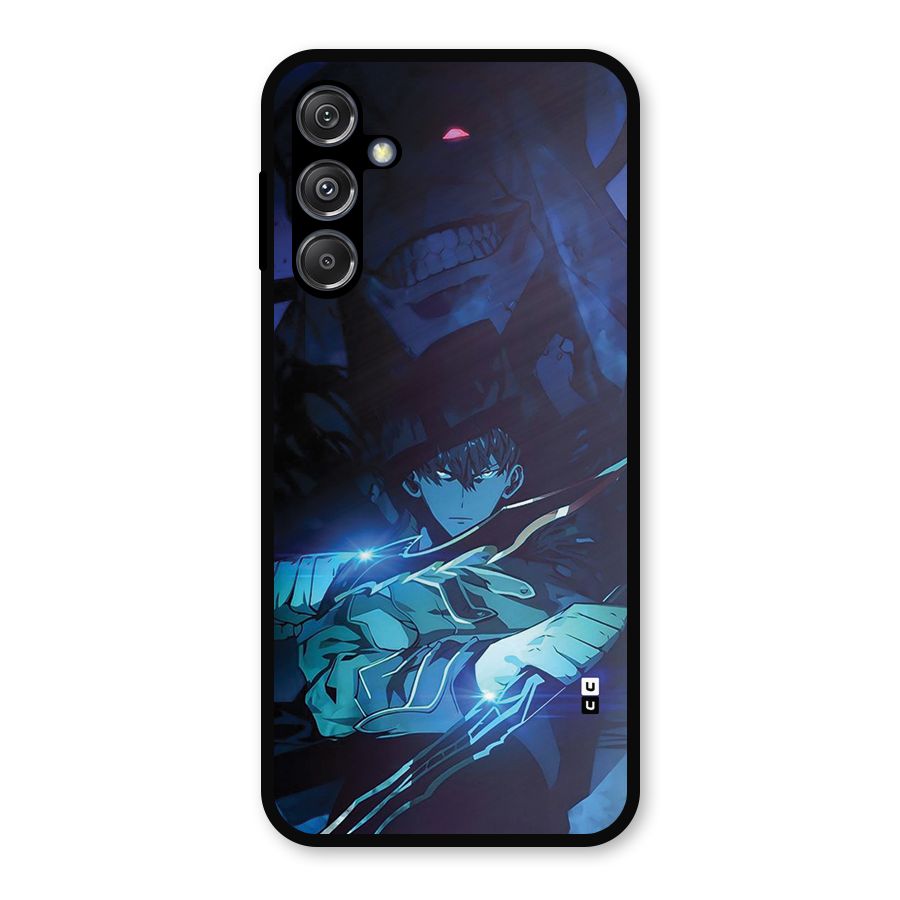 Jinwoo Fighting Mode Metal Back Case for Galaxy M34 5G