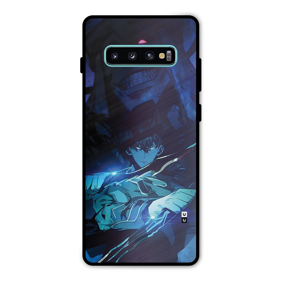 Jinwoo Fighting Mode Metal Back Case for Galaxy S10 Plus