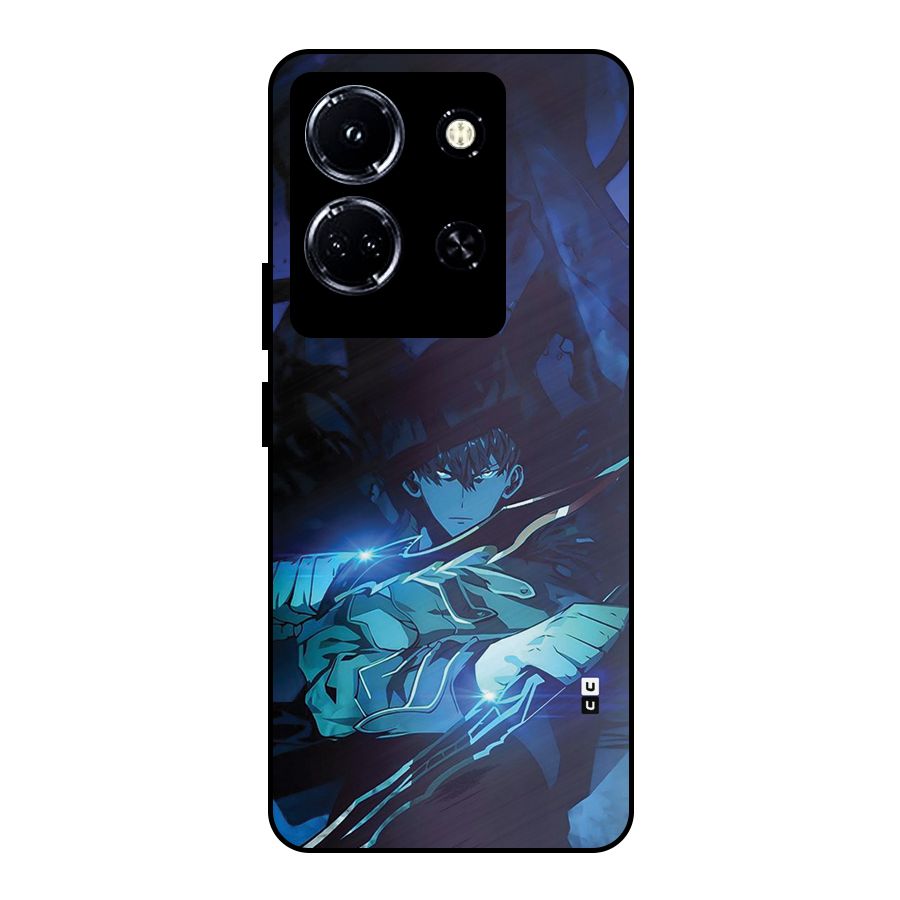 Jinwoo Fighting Mode Metal Back Case for Infinix Note 30 5G