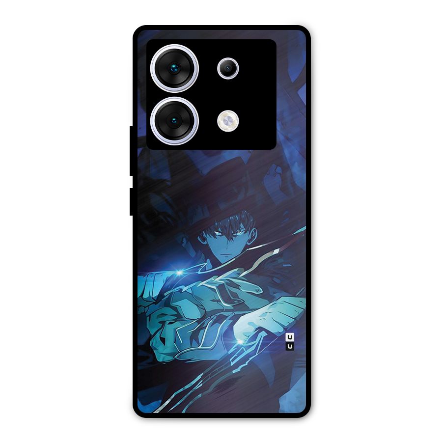 Jinwoo Fighting Mode Metal Back Case for Infinix Zero 30 5G