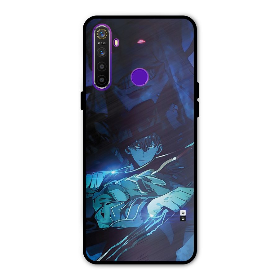 Jinwoo Fighting Mode Metal Back Case for Realme 5