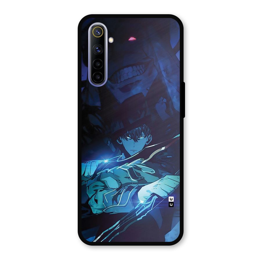 Jinwoo Fighting Mode Metal Back Case for Realme 6i