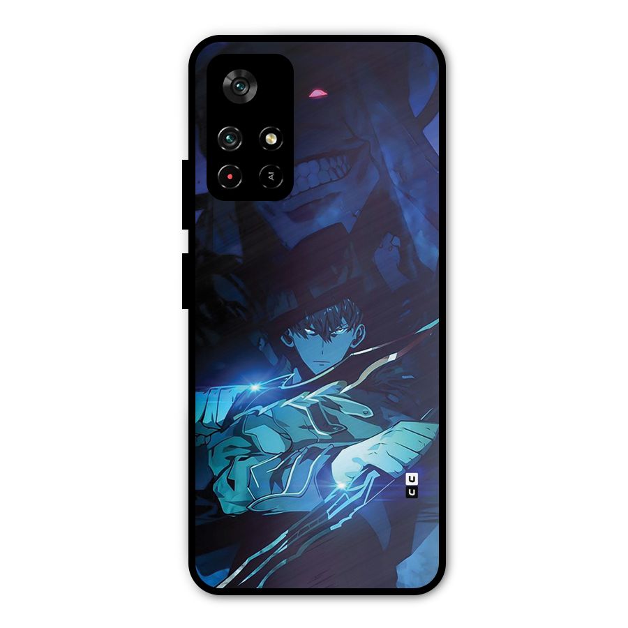 Jinwoo Fighting Mode Metal Back Case for Redmi Note 11T 5G