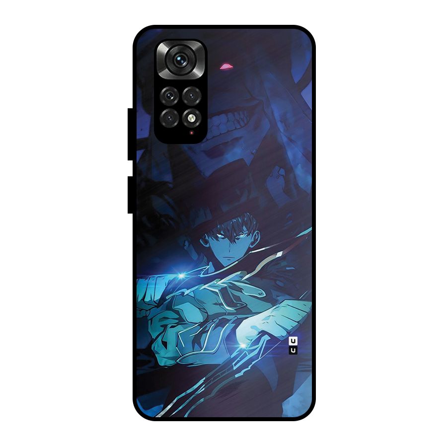 Jinwoo Fighting Mode Metal Back Case for Redmi Note 11 Pro