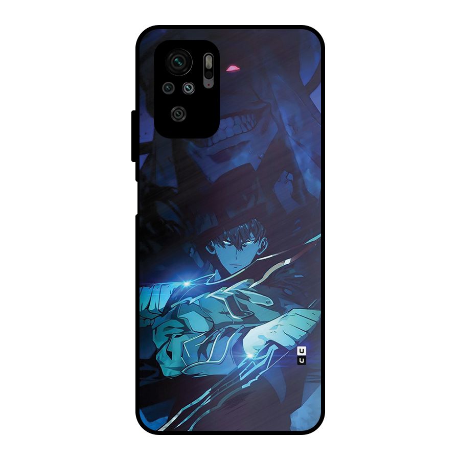 Jinwoo Fighting Mode Metal Back Case for Redmi Note 11 SE