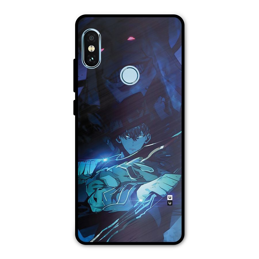 Jinwoo Fighting Mode Metal Back Case for Redmi Note 5 Pro