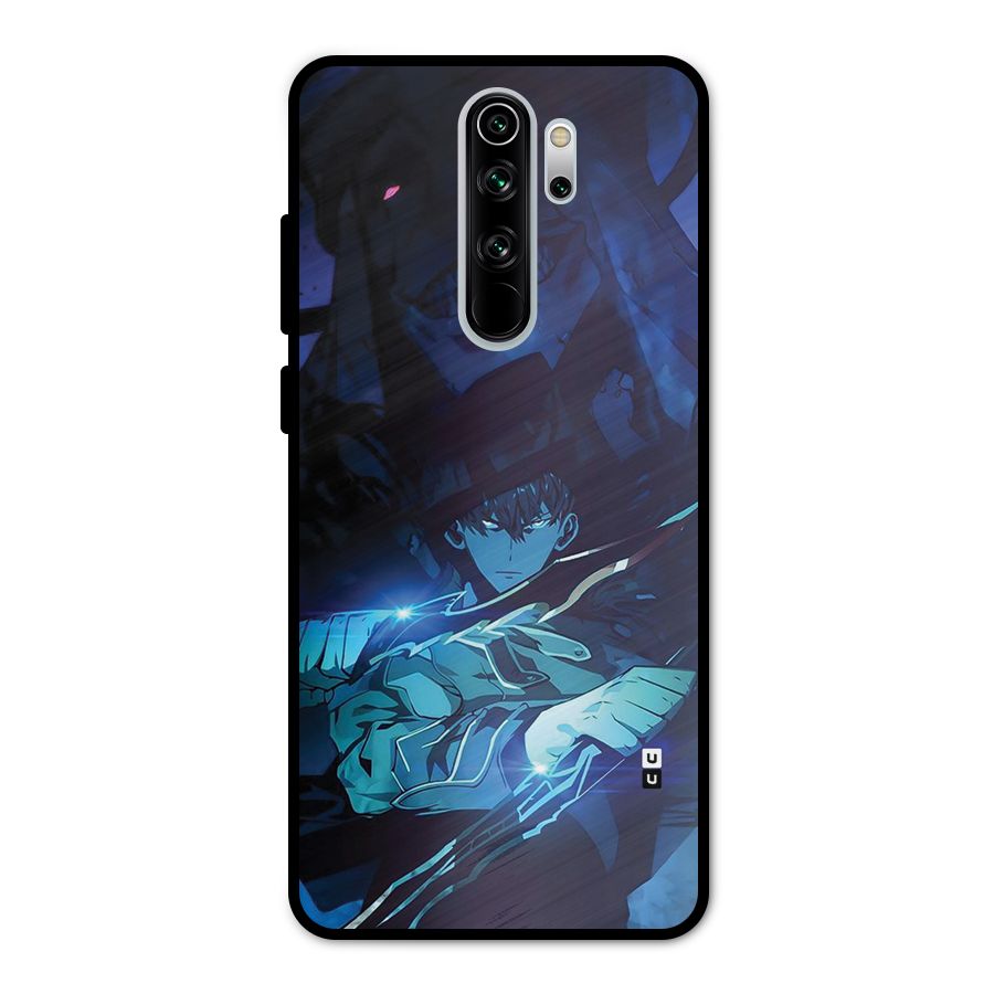 Jinwoo Fighting Mode Metal Back Case for Redmi Note 8 Pro