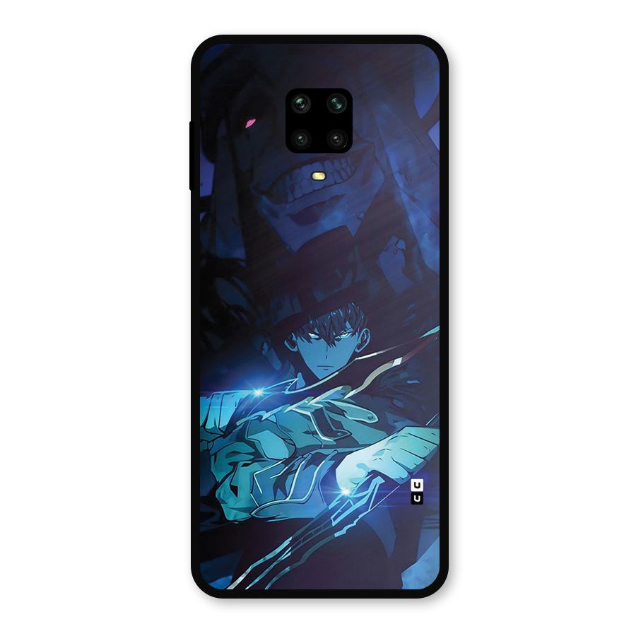 Jinwoo Fighting Mode Metal Back Case for Redmi Note 9 Pro