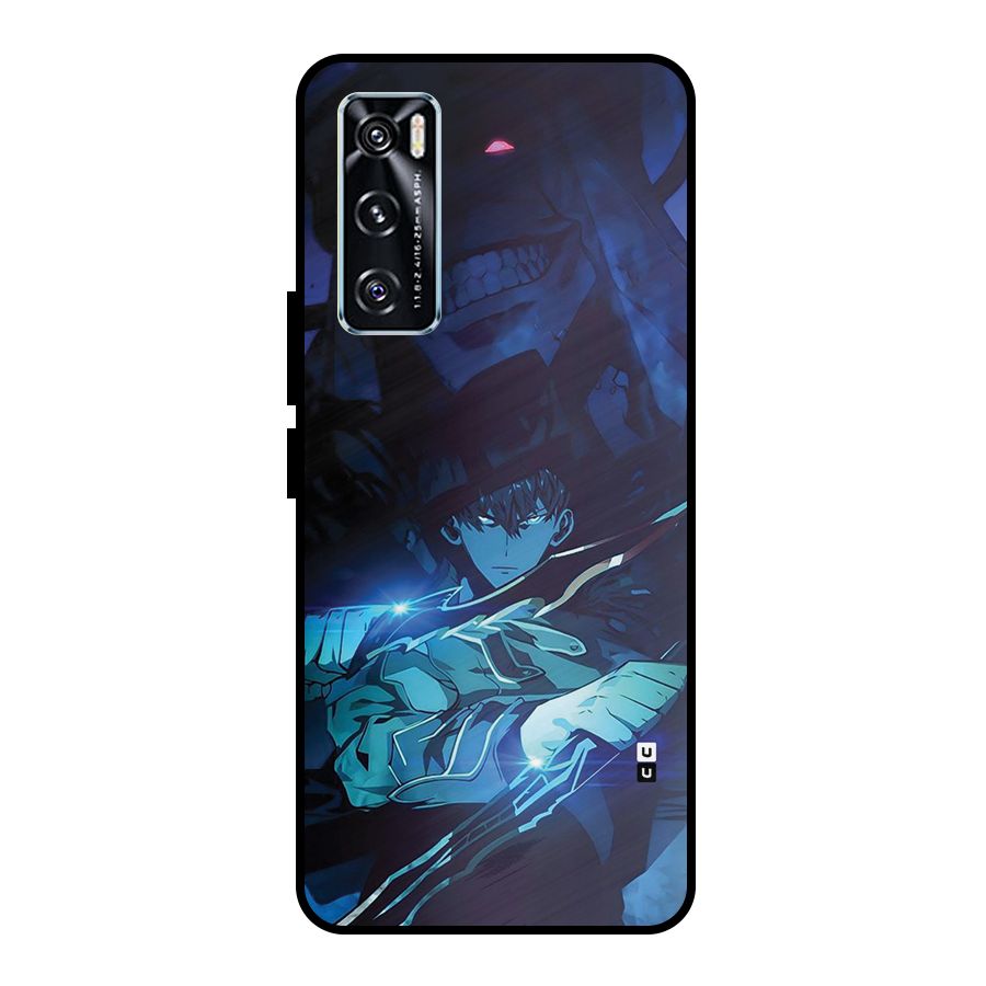 Jinwoo Fighting Mode Metal Back Case for Vivo V20 SE