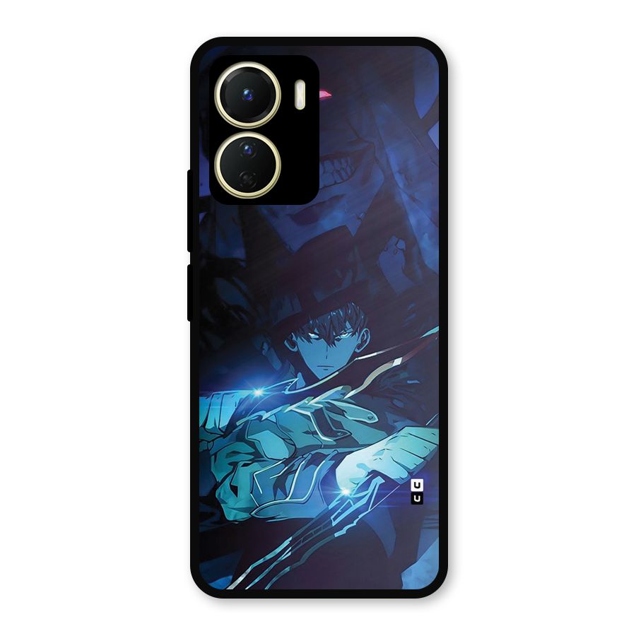 Jinwoo Fighting Mode Metal Back Case for Vivo Y16