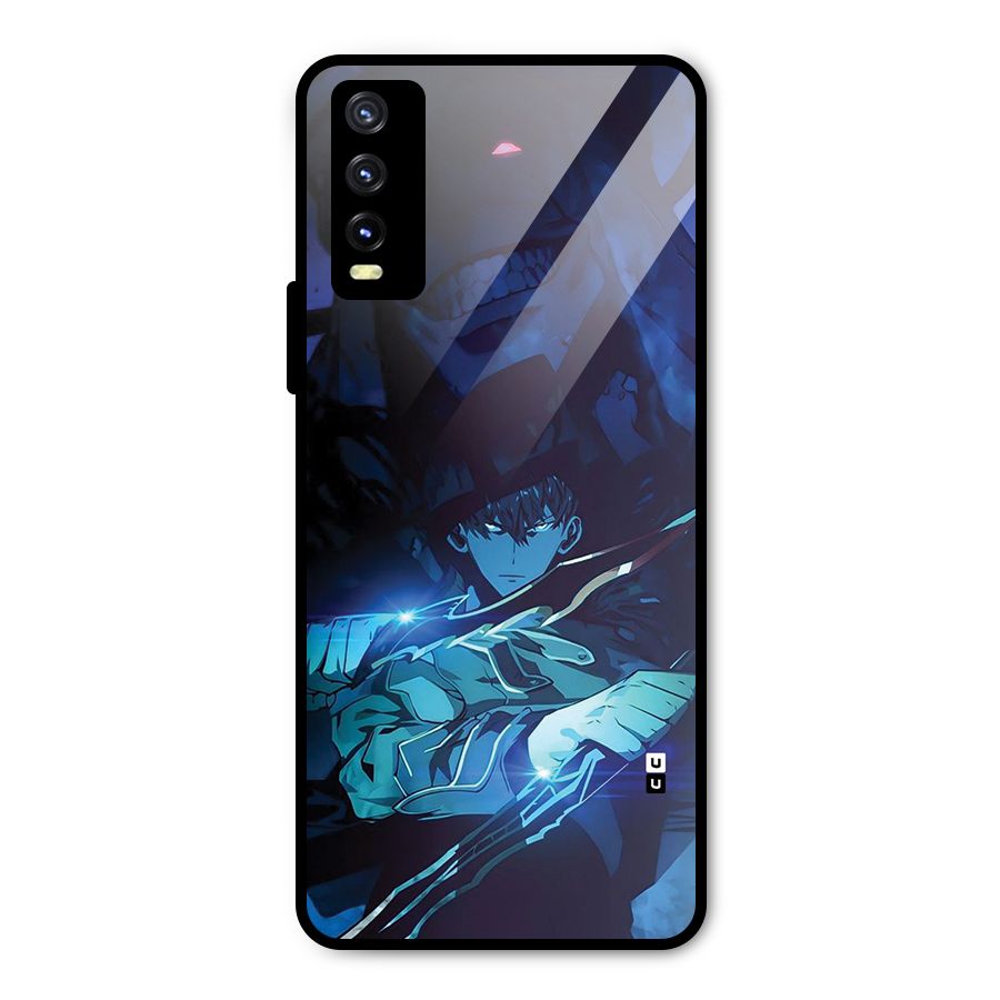 Jinwoo Fighting Mode Metal Back Case for Vivo Y20