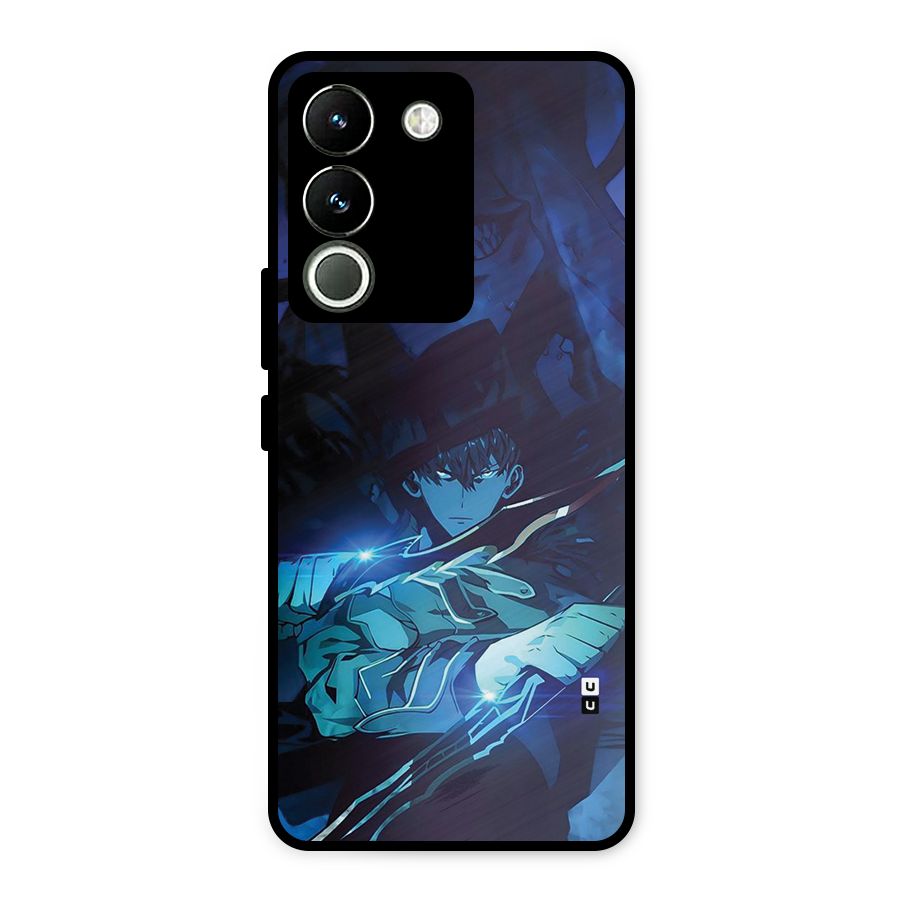Jinwoo Fighting Mode Metal Back Case for Vivo Y200