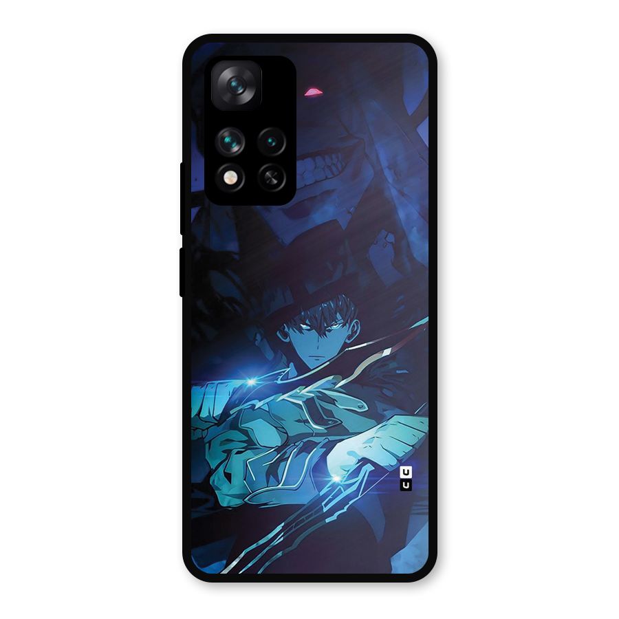 Jinwoo Fighting Mode Metal Back Case for Xiaomi 11i Hypercharge 5G