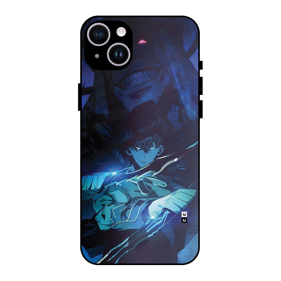 Jinwoo Fighting Mode Metal Back Case for iPhone 14 Plus