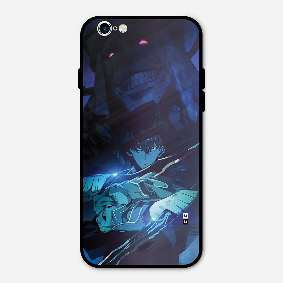 Jinwoo Fighting Mode Metal Back Case for iPhone 6 6s