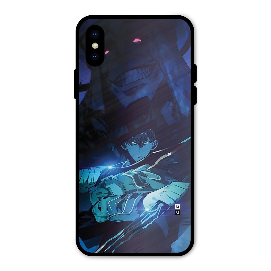 Jinwoo Fighting Mode Metal Back Case for iPhone X