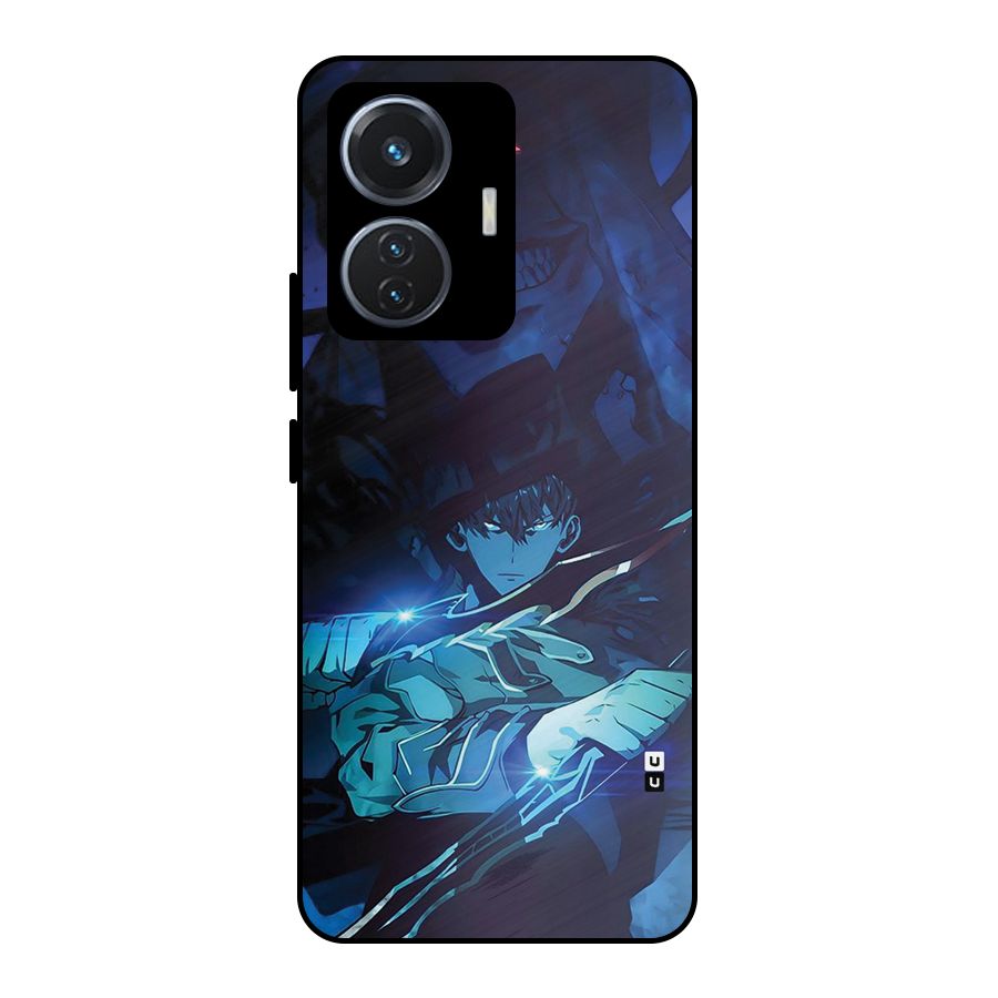 Jinwoo Fighting Mode Metal Back Case for iQOO Z6 44W