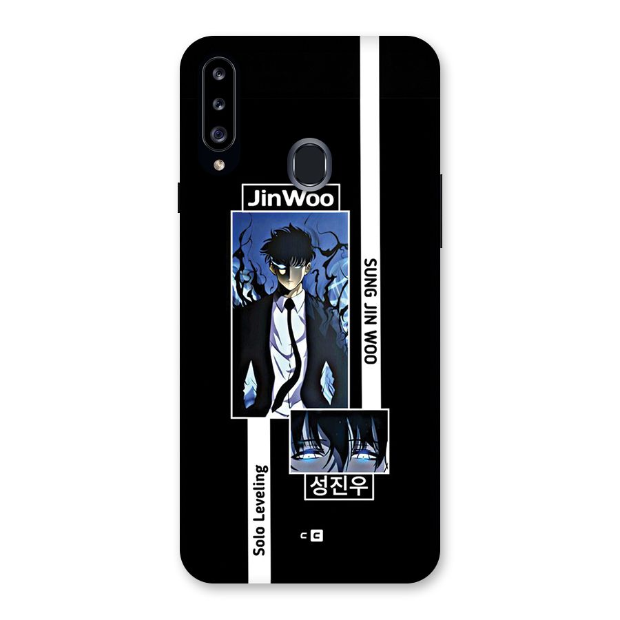 Jinwoo Sung In A Battle Form Back Case for Galaxy A20s