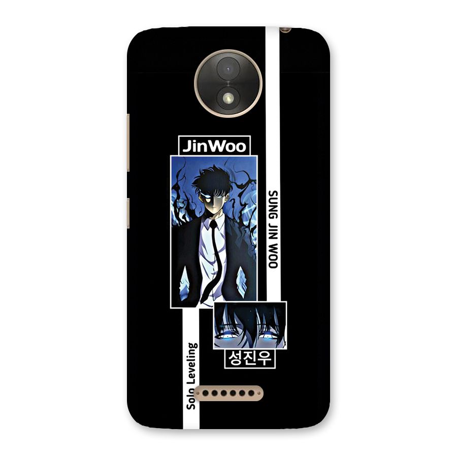 Jinwoo Sung In A Battle Form Back Case for Moto C Plus