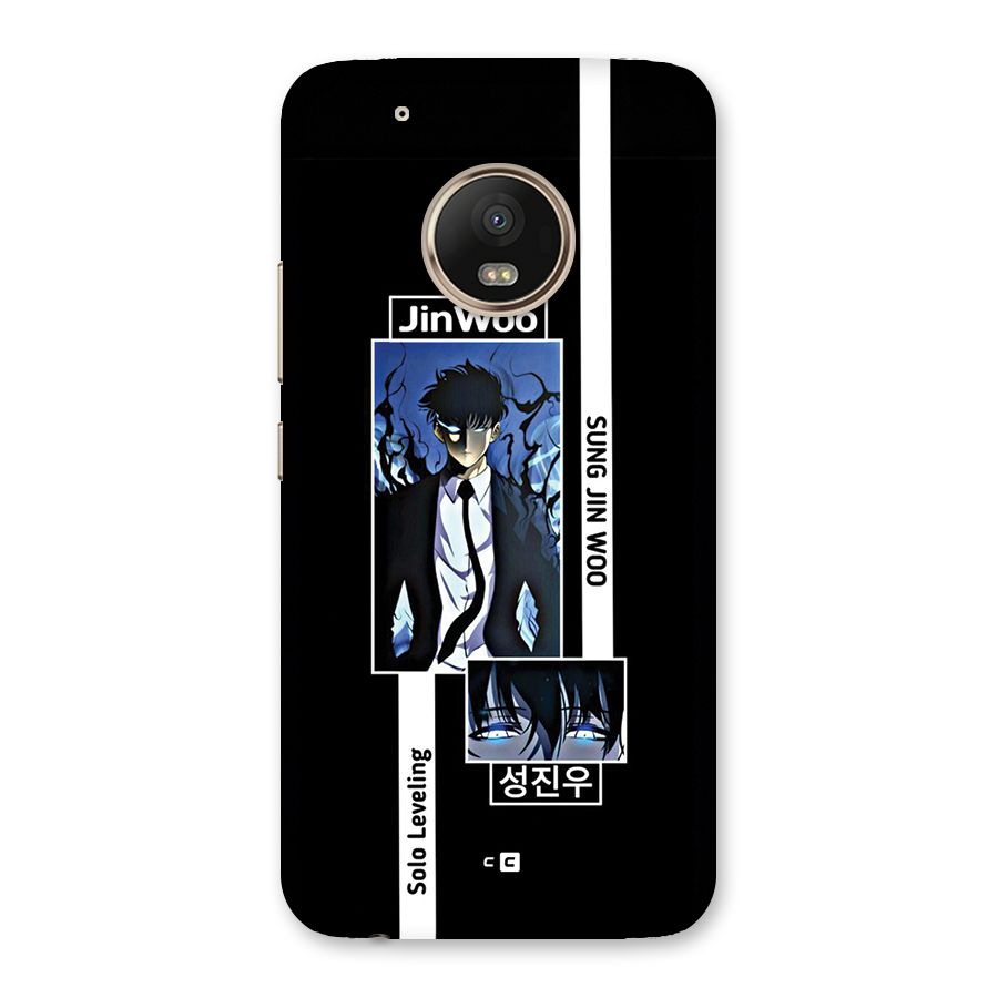 Jinwoo Sung In A Battle Form Back Case for Moto G5 Plus