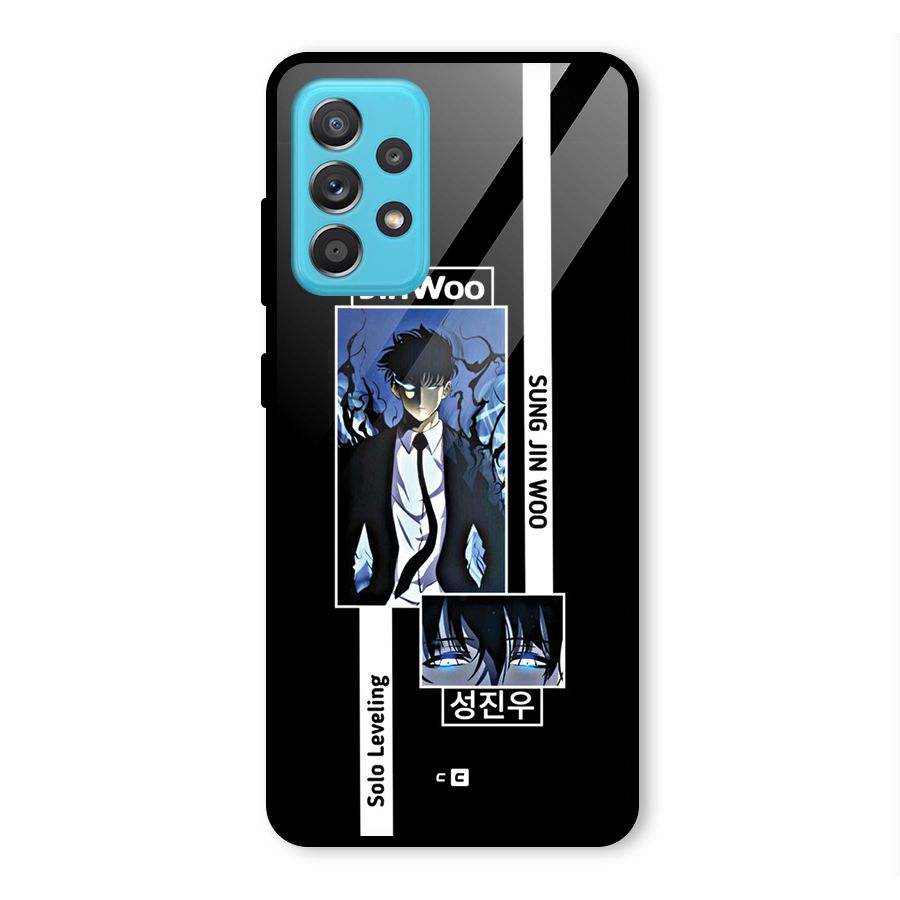 Jinwoo Sung In A Battle Form Glass Back Case for Galaxy A52s 5G