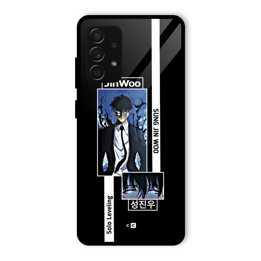 Jinwoo Sung In A Battle Form Glass Back Case for Galaxy A53 5G