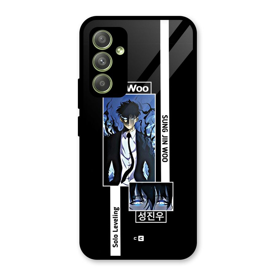 Jinwoo Sung In A Battle Form Glass Back Case for Galaxy A54