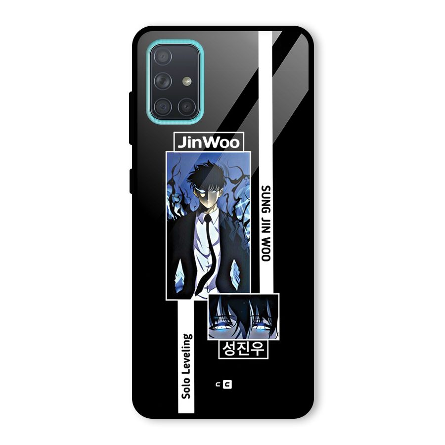 Jinwoo Sung In A Battle Form Glass Back Case for Galaxy A71