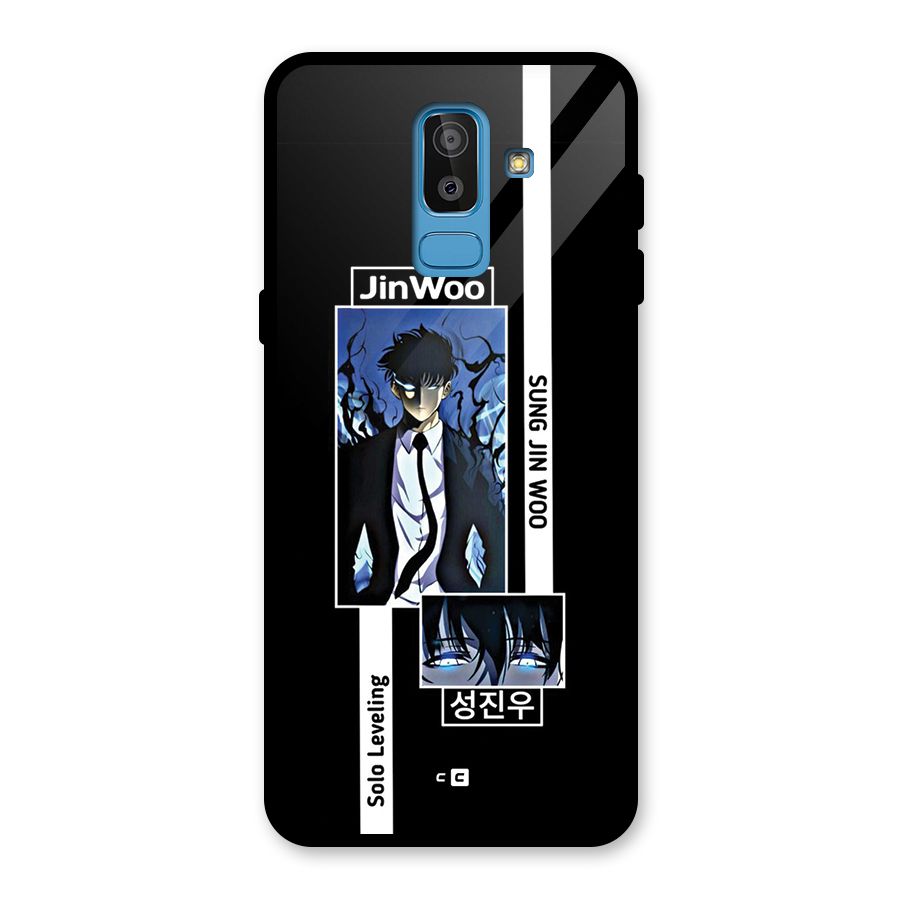 Jinwoo Sung In A Battle Form Glass Back Case for Galaxy J8
