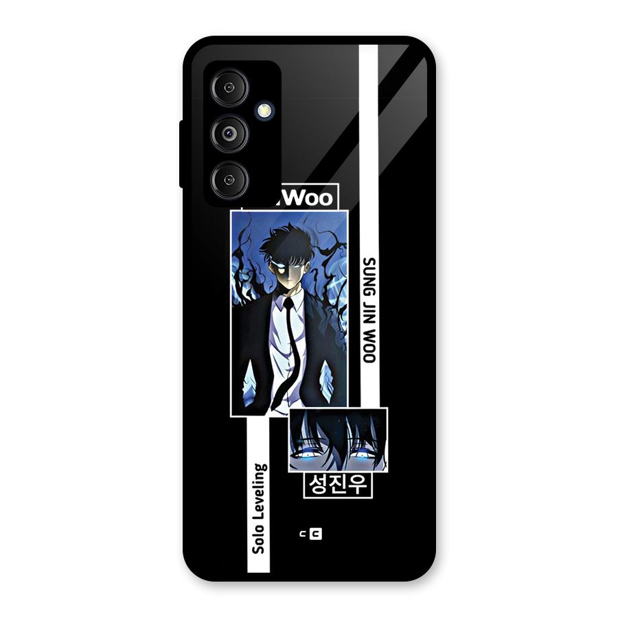 Jinwoo Sung In A Battle Form Glass Back Case for Galaxy M14 5G