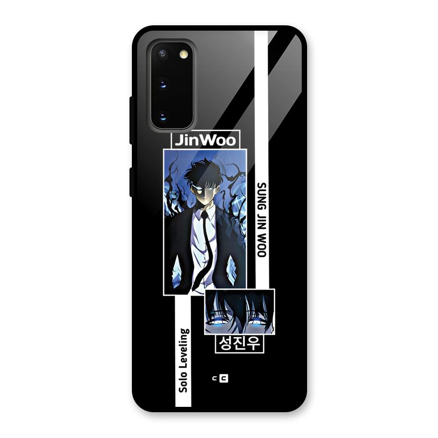Jinwoo Sung In A Battle Form Glass Back Case for Galaxy S20