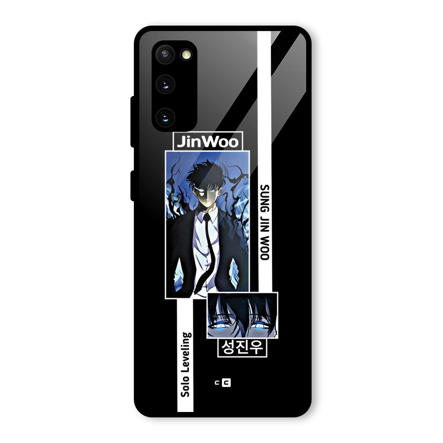Jinwoo Sung In A Battle Form Glass Back Case for Galaxy S20 FE
