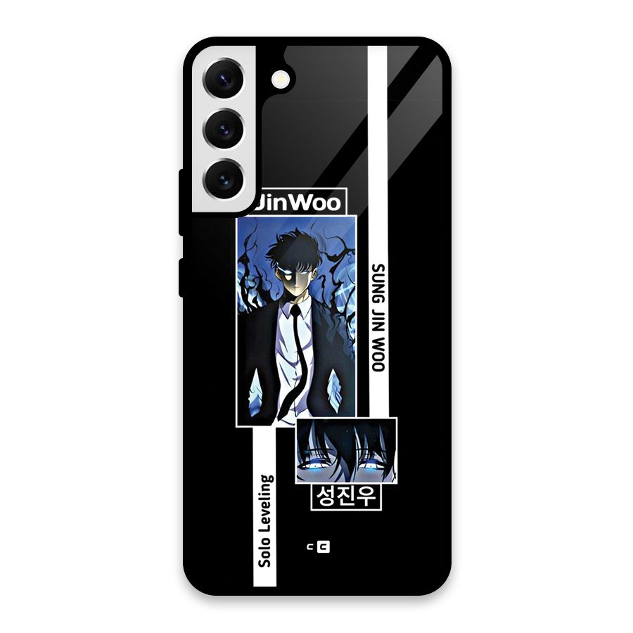 Jinwoo Sung In A Battle Form Glass Back Case for Galaxy S22 Plus 5G