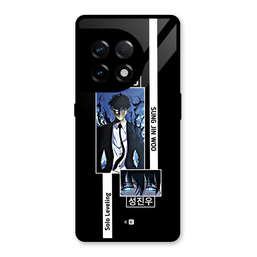 Jinwoo Sung In A Battle Form Glass Back Case for OnePlus 11R