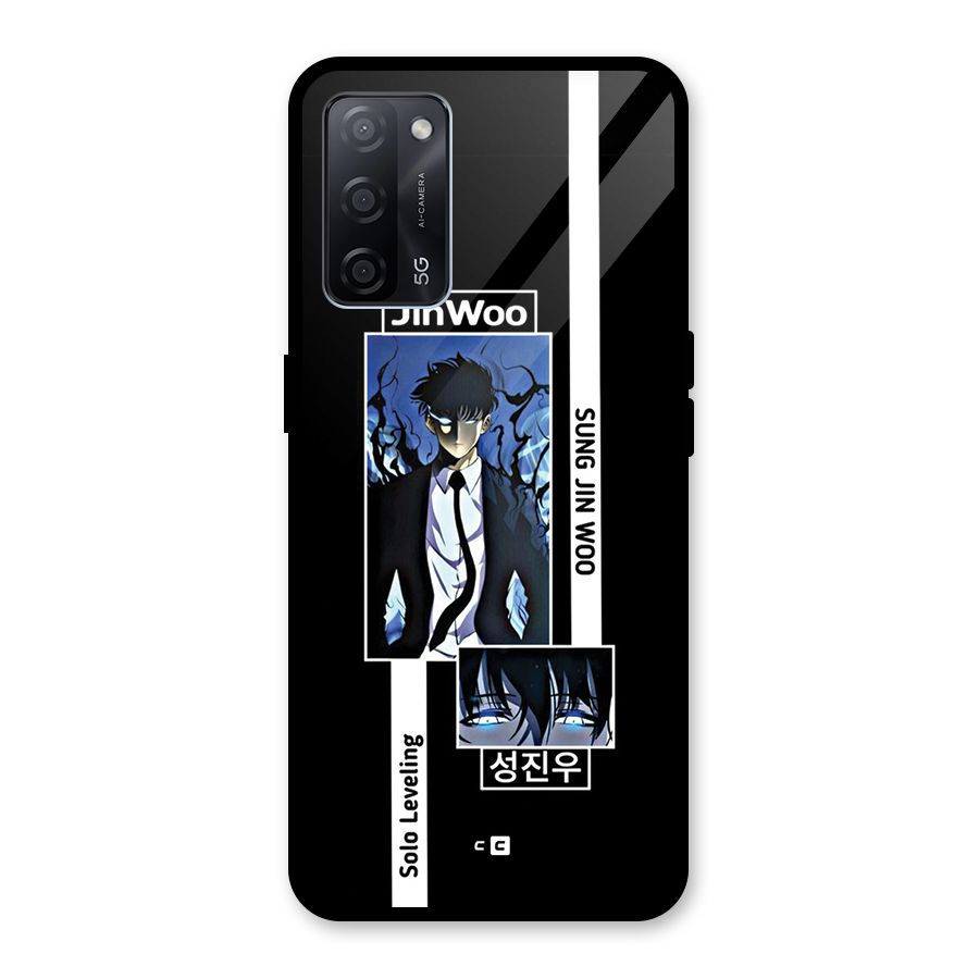 Jinwoo Sung In A Battle Form Glass Back Case for Oppo A53s 5G