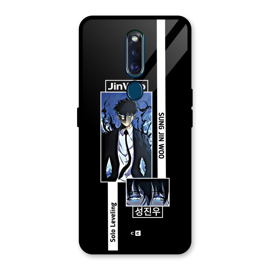 Jinwoo Sung In A Battle Form Glass Back Case for Oppo F11 Pro
