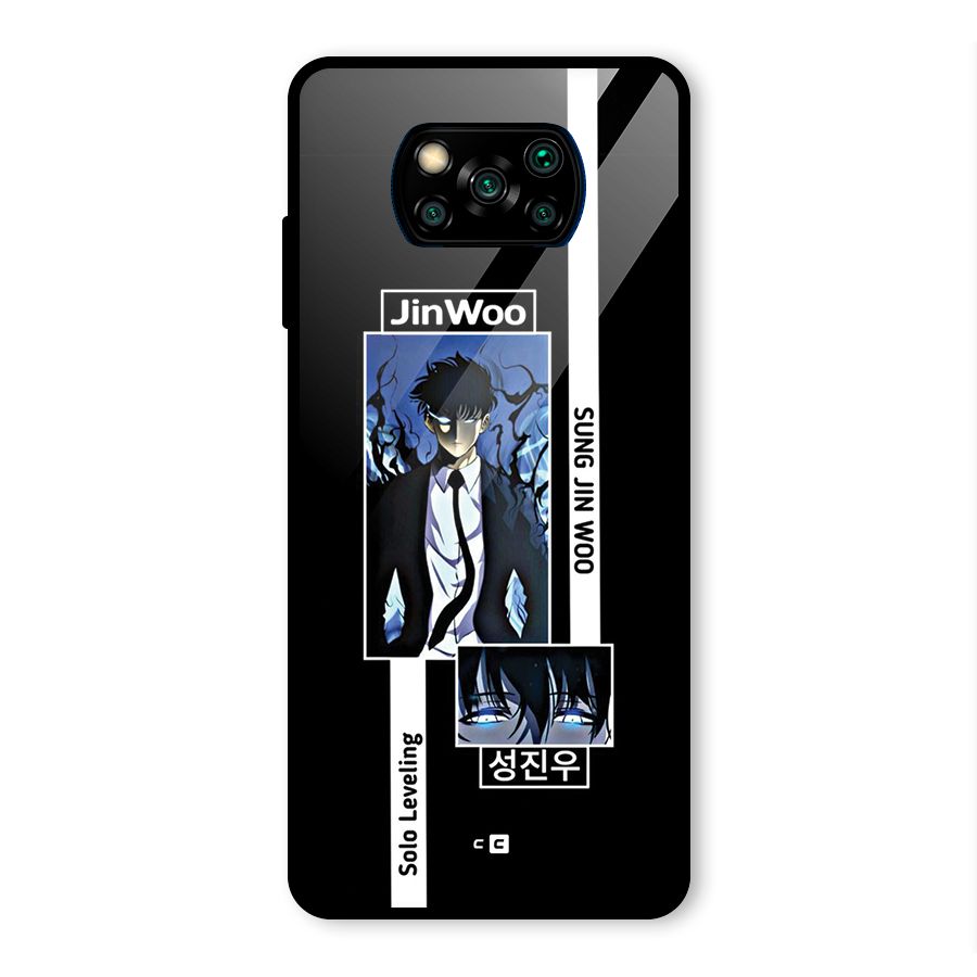 Jinwoo Sung In A Battle Form Glass Back Case for Poco X3 Pro