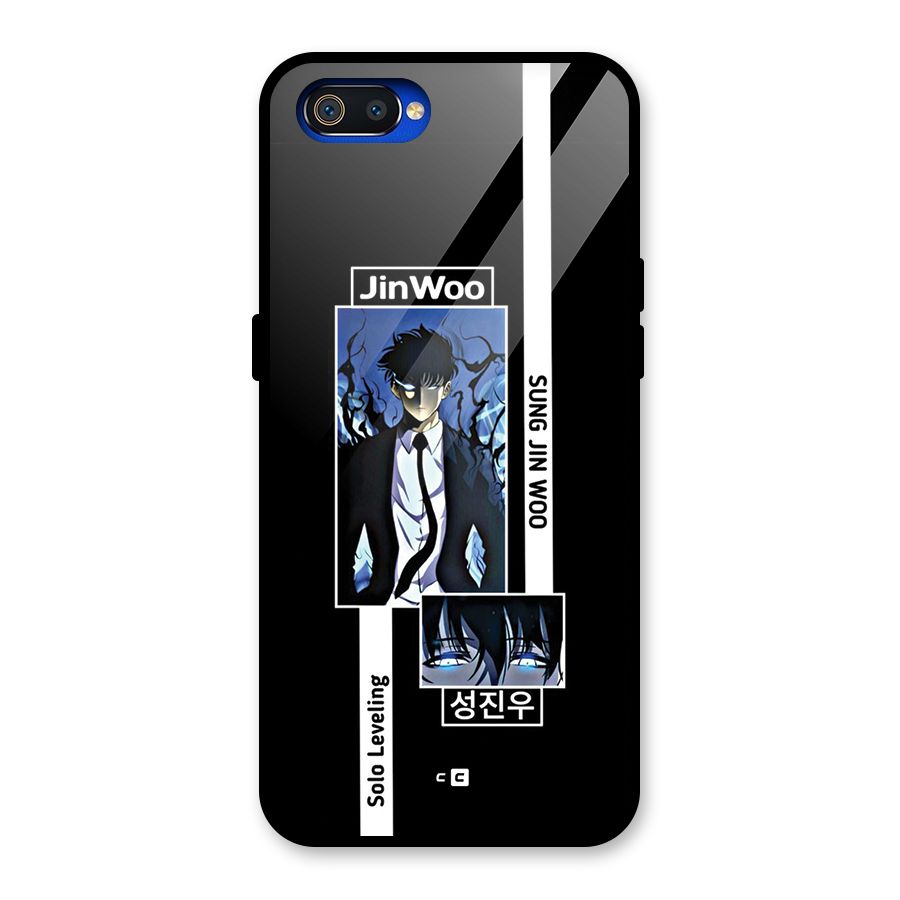 Jinwoo Sung In A Battle Form Glass Back Case for Realme C2