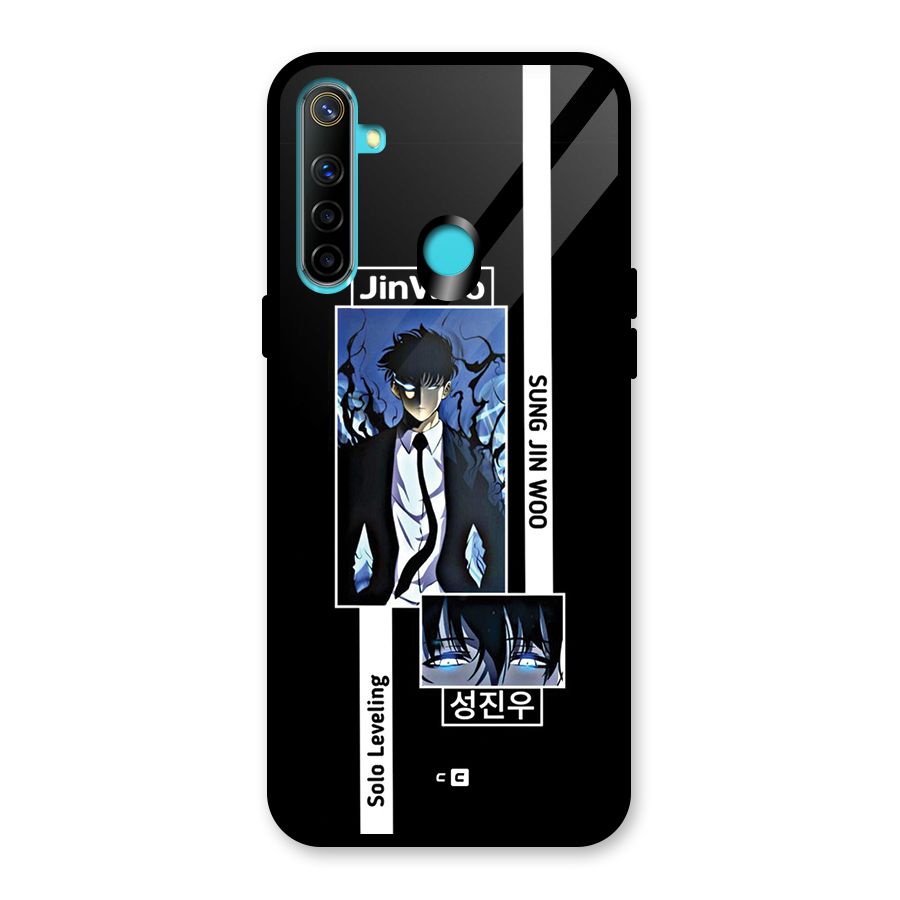 Jinwoo Sung In A Battle Form Glass Back Case for Realme Narzo 10