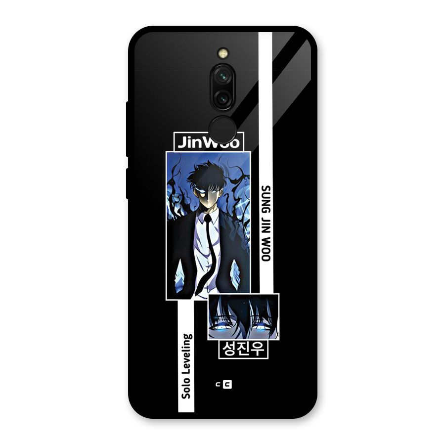 Jinwoo Sung In A Battle Form Glass Back Case for Redmi 8