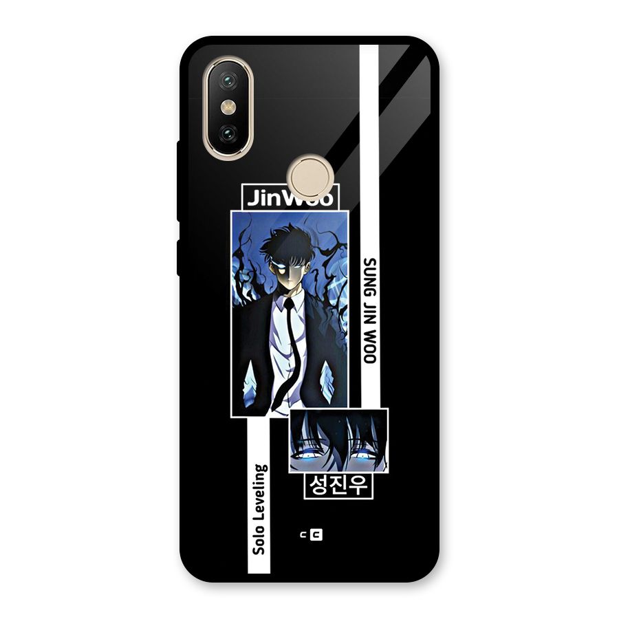 Jinwoo Sung In A Battle Form Glass Back Case for Redmi A2