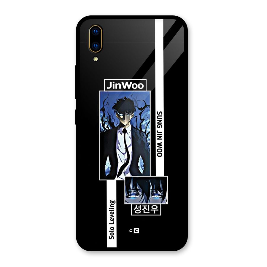 Jinwoo Sung In A Battle Form Glass Back Case for Vivo V11 Pro