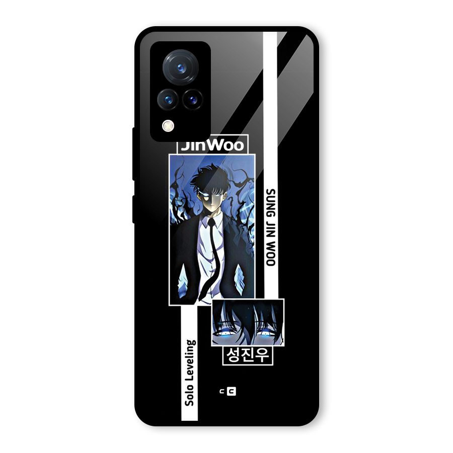 Jinwoo Sung In A Battle Form Glass Back Case for Vivo V21 5G