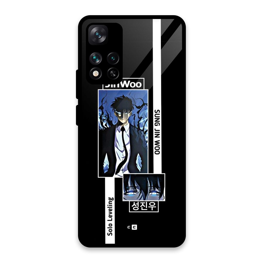 Jinwoo Sung In A Battle Form Glass Back Case for Xiaomi 11i HyperCharge 5G